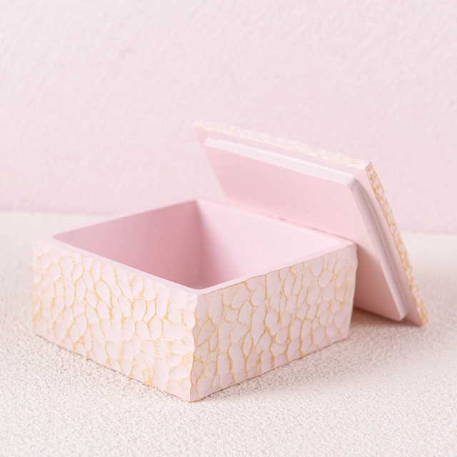 ALVABABY Sculpted Hand-Painted Keepsake Resin Box-SZH02