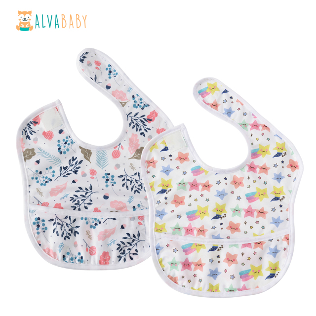 ALVABABY Waterproof Bibs-2KSW01