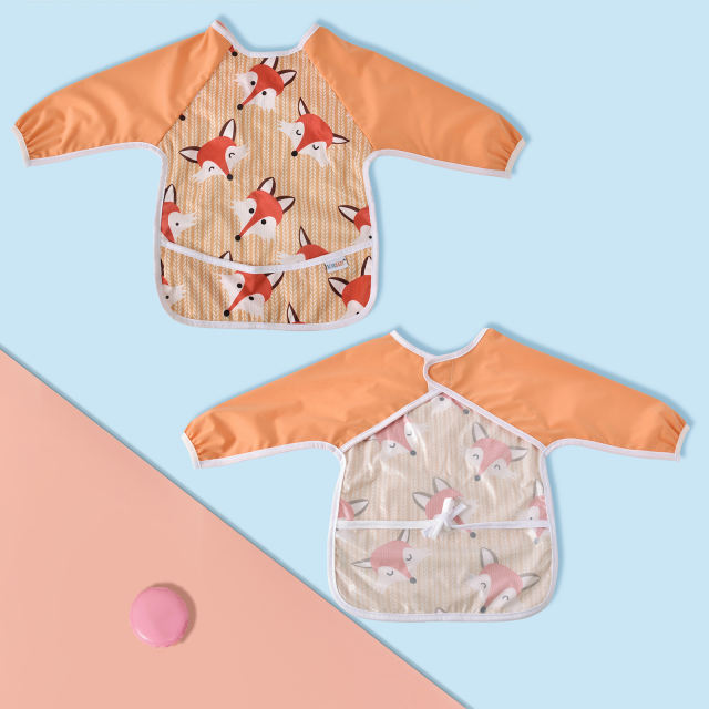ALVABABY Waterproof Long Sleeve Bibs-2WDV01