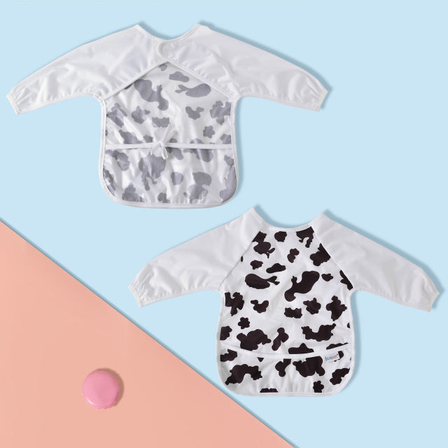 ALVABABY Waterproof Long Sleeve Bibs-2WDV01
