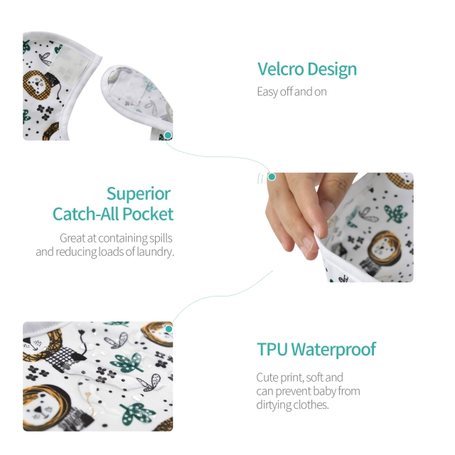 ALVABABY Waterproof Bibs-2KSW02