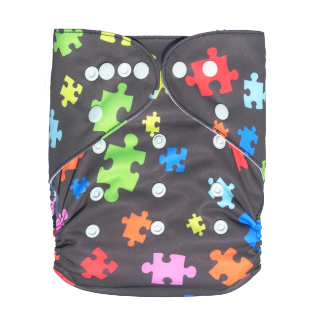 ALVABABY One Size Print Pocket Cloth Diaper -S20A