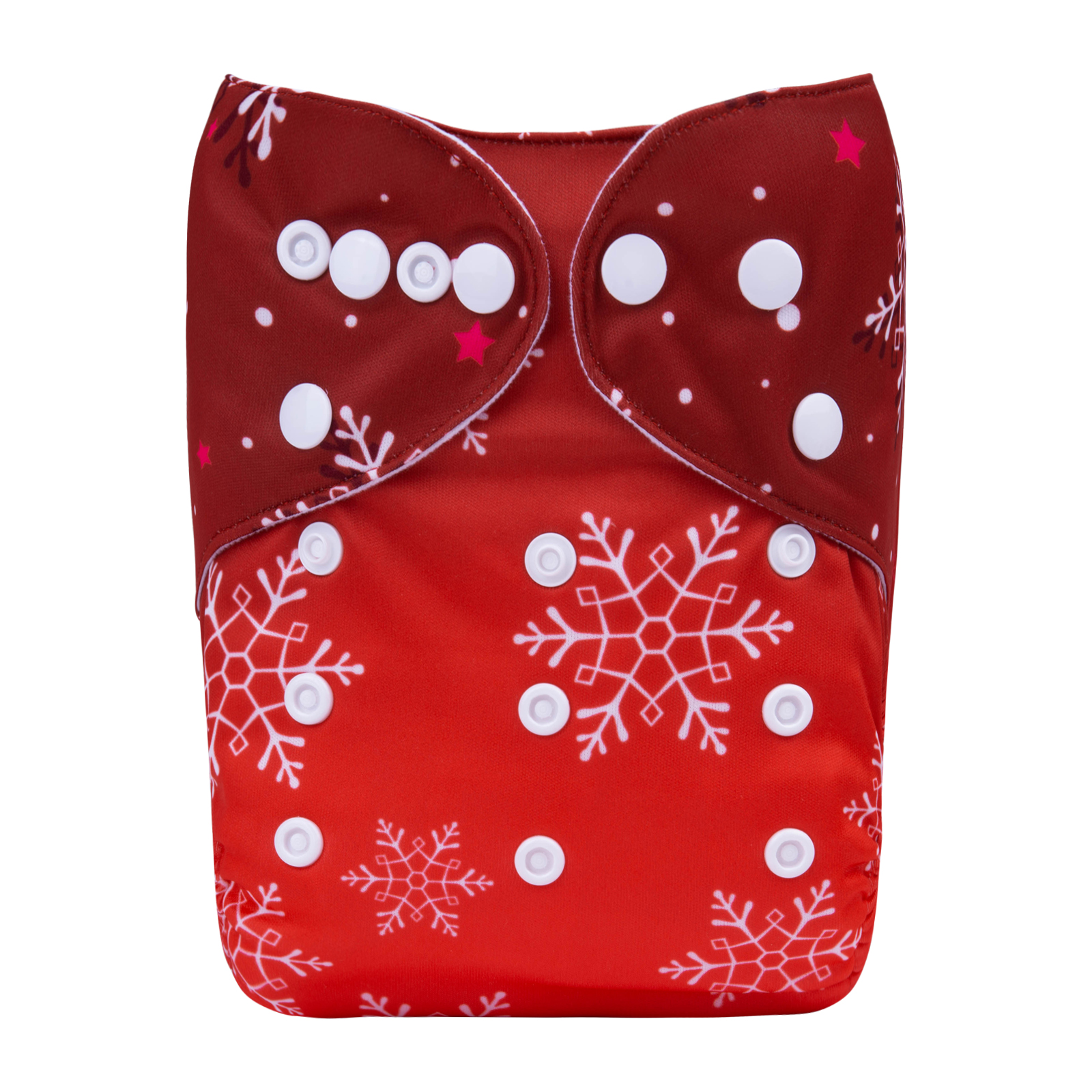 Christmas Cloth Diaper One Size Adjustable Reusable Diapers for Babies -Red(QD70A)