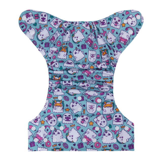 ALVABABY Halloween One Size  Printed Cloth Diaper -(Q77A)
