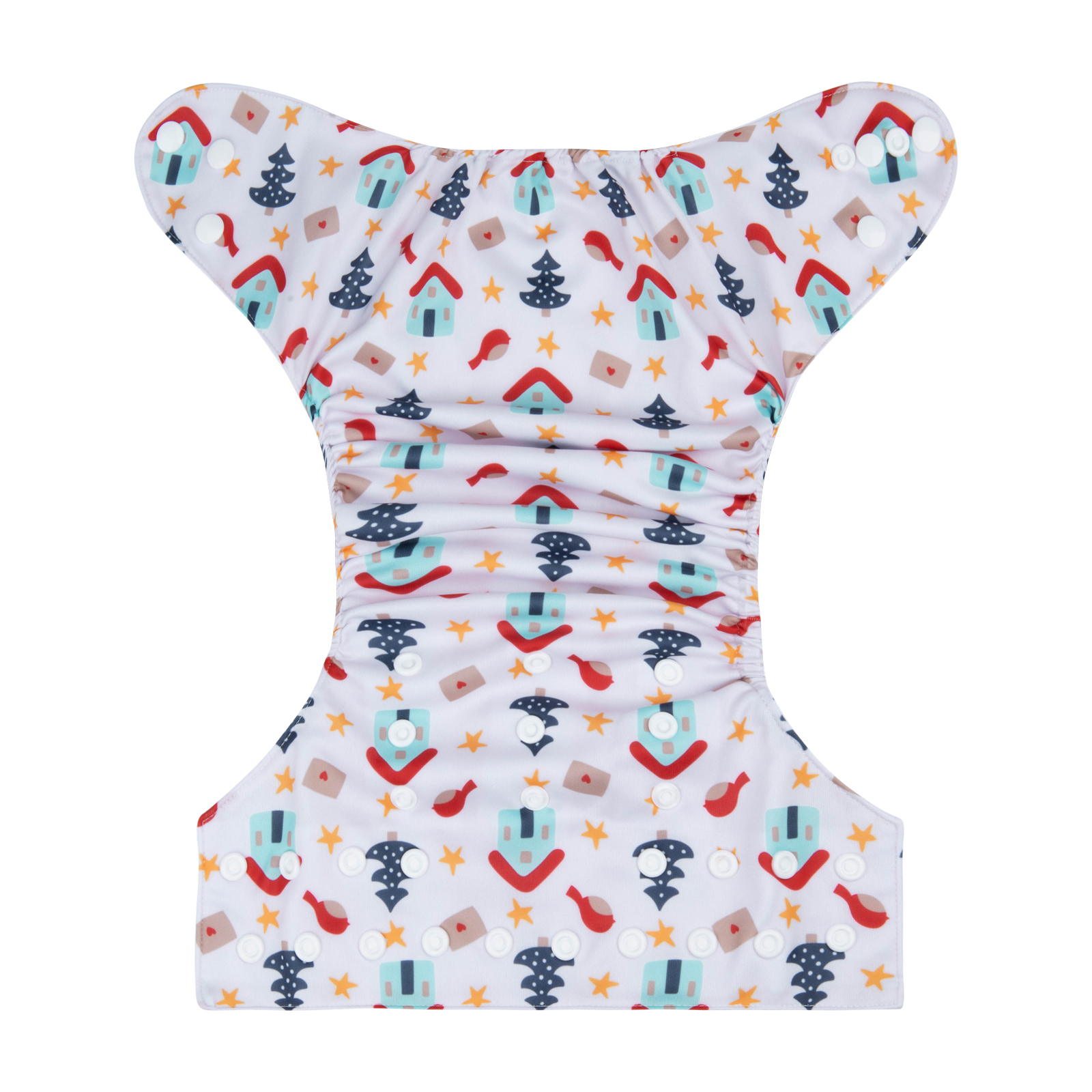 Christmas Cloth Diaper One Size Adjustable Reusable Diapers for Babies -(QD77A)