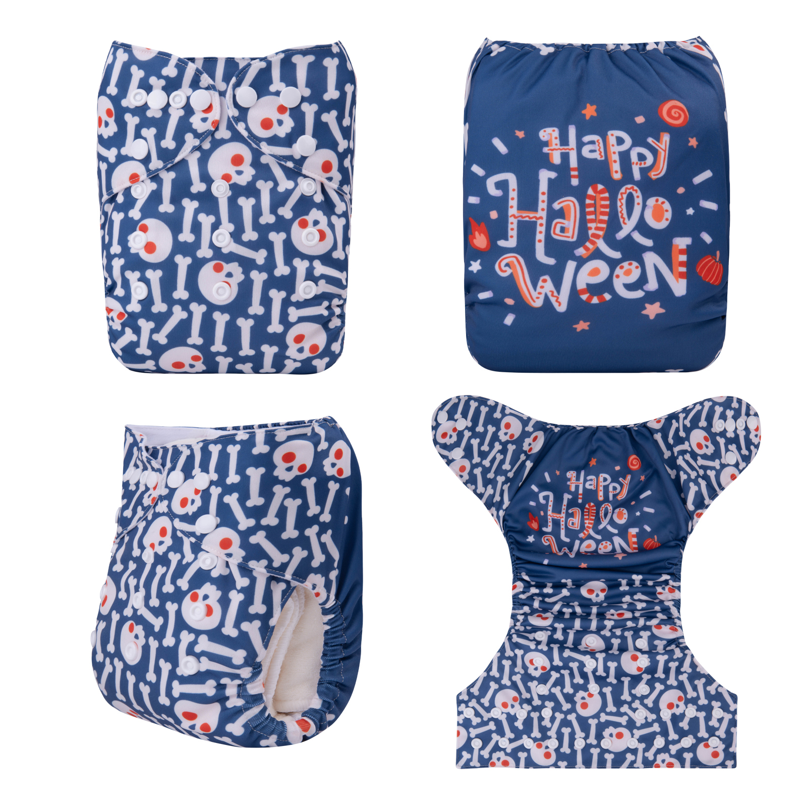 Halloween Cloth Diaper One Size Adjustable Reusable Diapers for Babies -(QD67A)