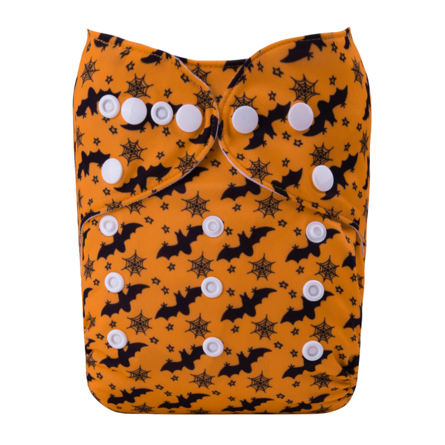 ALVABABY Halloween One Size  Printed Cloth Diaper -(Q79A)