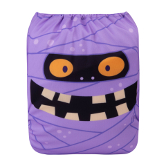 ALVABABY Halloween One Size Positioning Printed Cloth Diaper -(QD68A)
