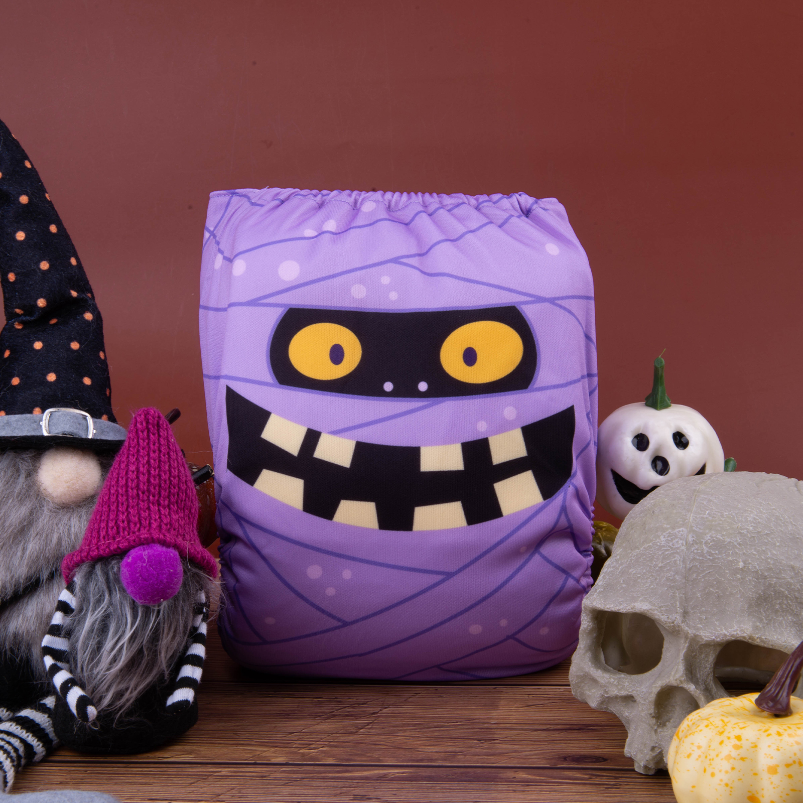 Halloween Cloth Diaper One Size Adjustable Reusable Diapers for Babies -(QD68A)