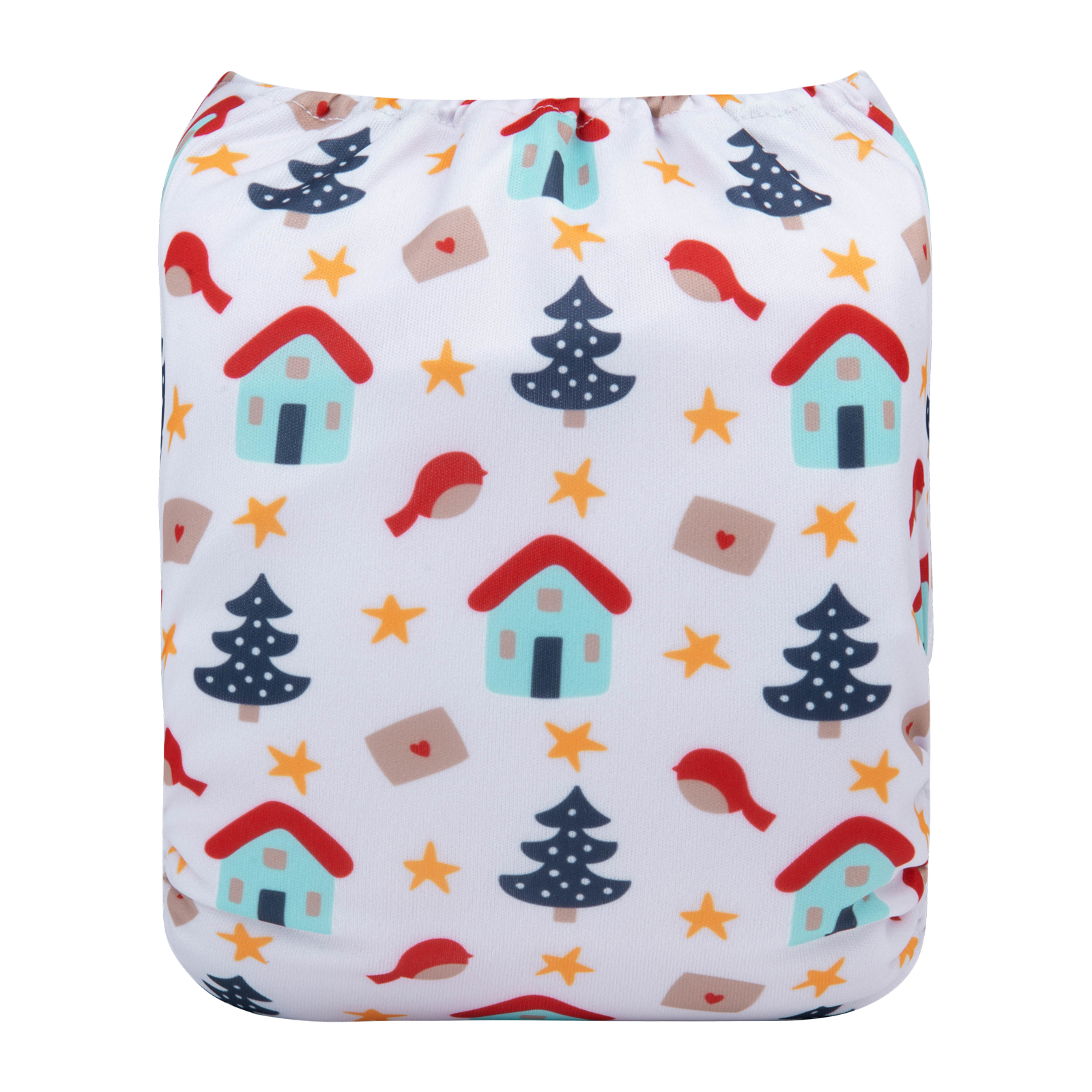 Christmas Cloth Diaper One Size Adjustable Reusable Diapers for Babies -(QD77A)