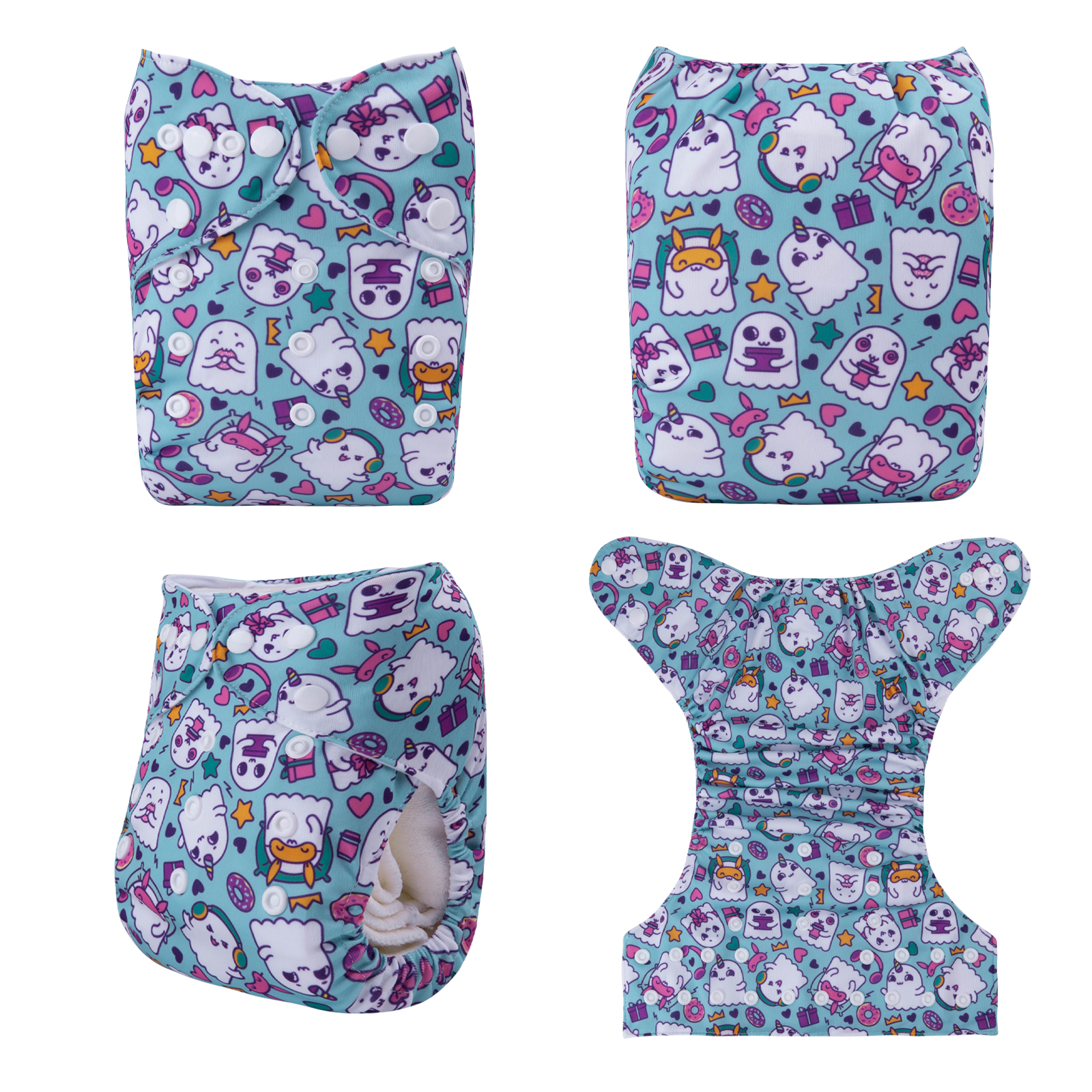 Halloween Cloth Diaper One Size Adjustable Reusable Diapers for Babies -(Q77A)