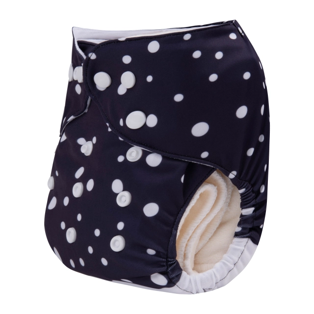 ALVABABY Christmas One Size Positioning Printed Cloth Diaper -(QD71A)