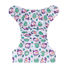 ALVABABY Christmas One Size Positioning Printed Cloth Diaper -Snowman(QD78A)