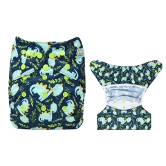 ALVABABY Diaper Cover with Double Gussets -(DC-3626)