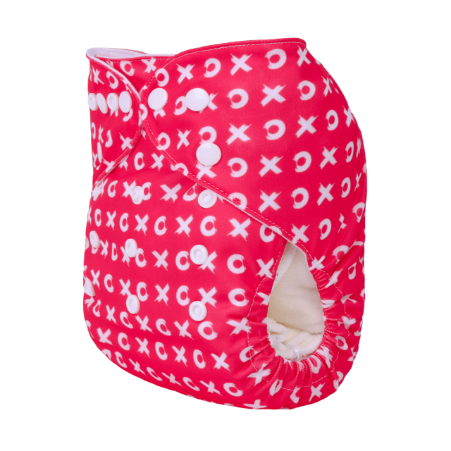 ALVABABY One Size Print Pocket Cloth Diaper- (H411A)