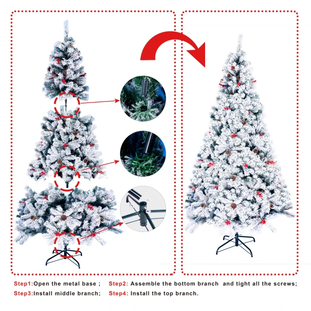 ALVABABY Artificial Xmas Tree-SDS01