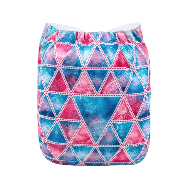 ALVABABY One Size Print Pocket Cloth Diaper -(YX31A)