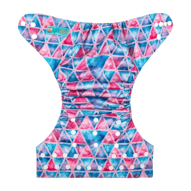 ALVABABY One Size Print Pocket Cloth Diaper -(YX31A)