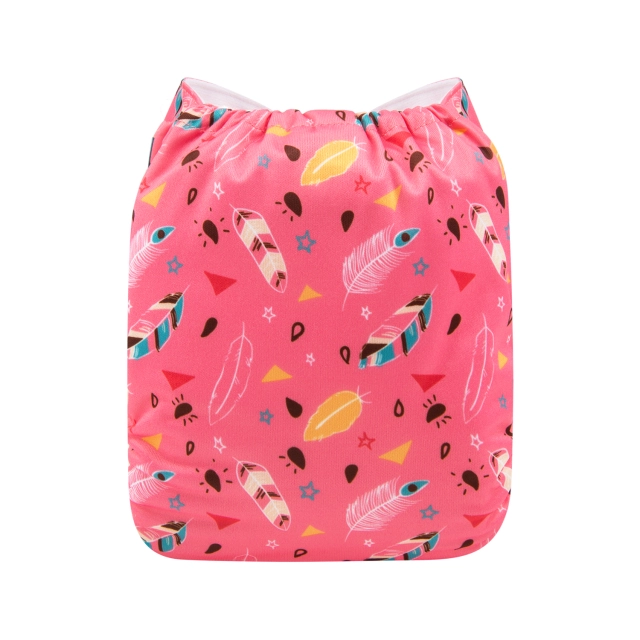 ALVABABY One Size Print Pocket Cloth Diaper -(YX31A)
