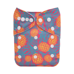 ALVABABY One Size Print Pocket Cloth Diaper- (H418A)