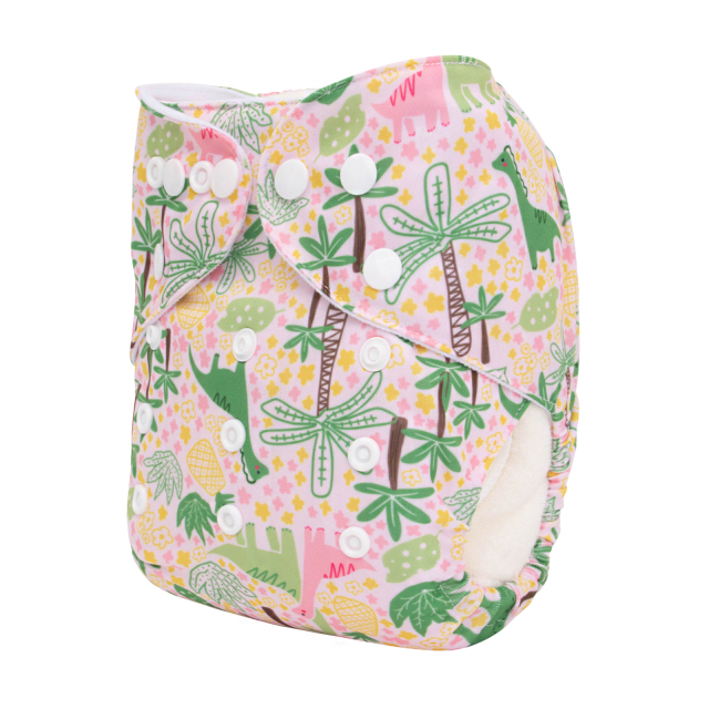 ALVABABY One Size Print Pocket Cloth Diaper- (H417A)