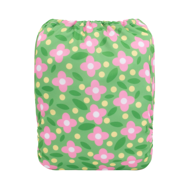 ALVABABY One Size Print Pocket Cloth Diaper- (H420A)