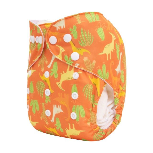 ALVABABY One Size Print Pocket Cloth Diaper- (H422A)