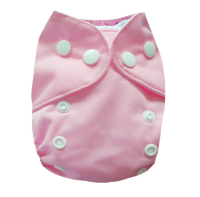 ALVABABY Newborn Pocket Cloth Diaper-Pink (SB18A)