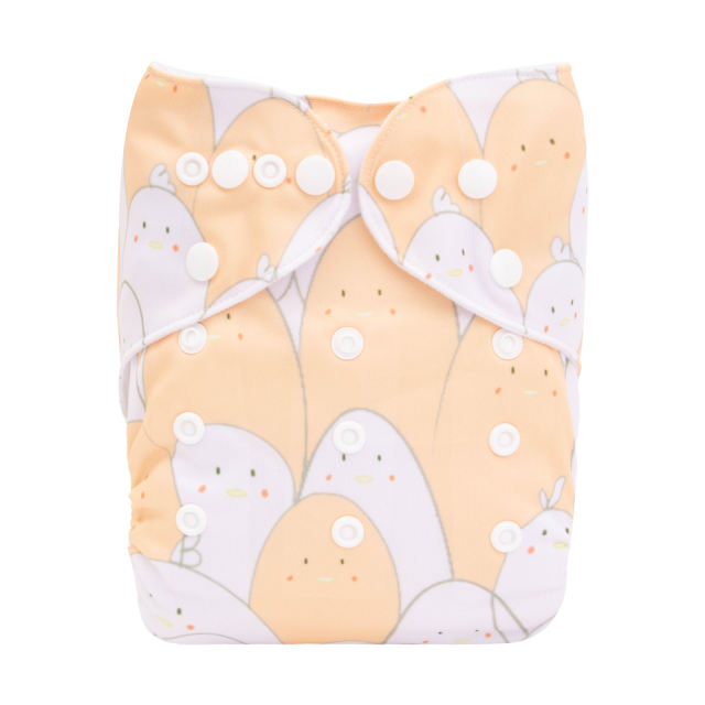 ALVABABY One Size Positioning Printed Cloth Diaper-(YDP173A)