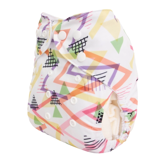 ALVABABY One Size Print Pocket Cloth Diaper-(H427A)