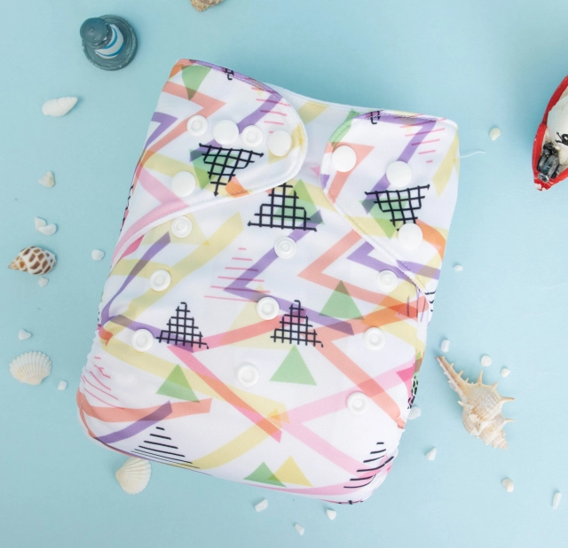 ALVABABY One Size Print Pocket Cloth Diaper-(H427A)