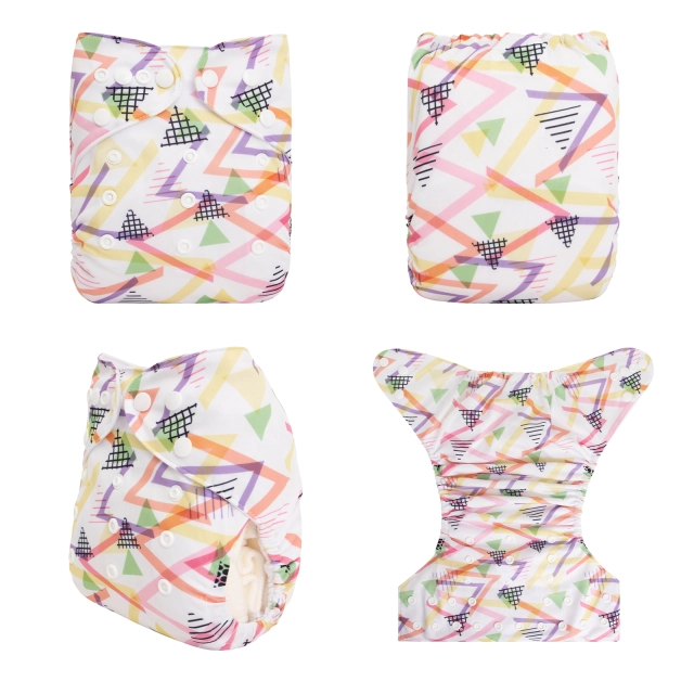 ALVABABY One Size Print Pocket Cloth Diaper-(H427A)