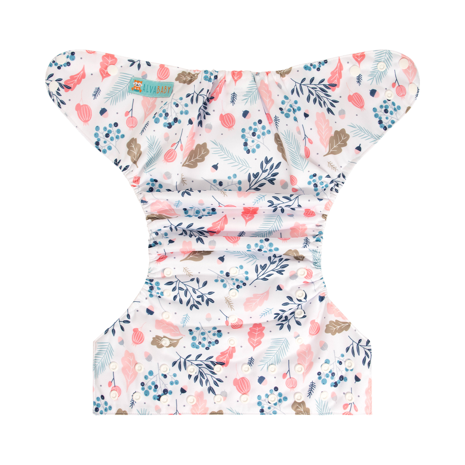 ALVABABY Big Size Cloth Diaper | Adjustable & Leakproof (Flower, ZH050A)