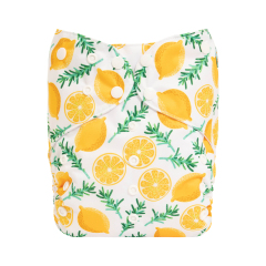 ALVABABY Big Size Pocket Cloth Diaper - Lemon(ZH179A)
