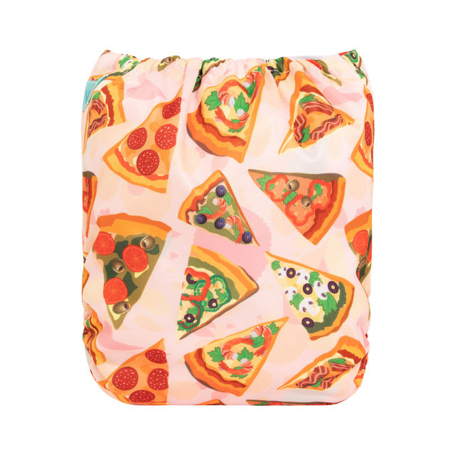 ALVABABY Big Size Pocket Cloth Diaper - Pizza(ZH086A)