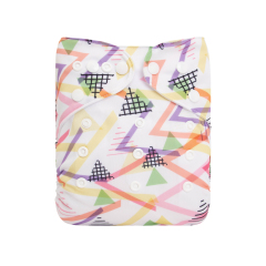 ALVABABY One Size Print Pocket Cloth Diaper-(H427A)