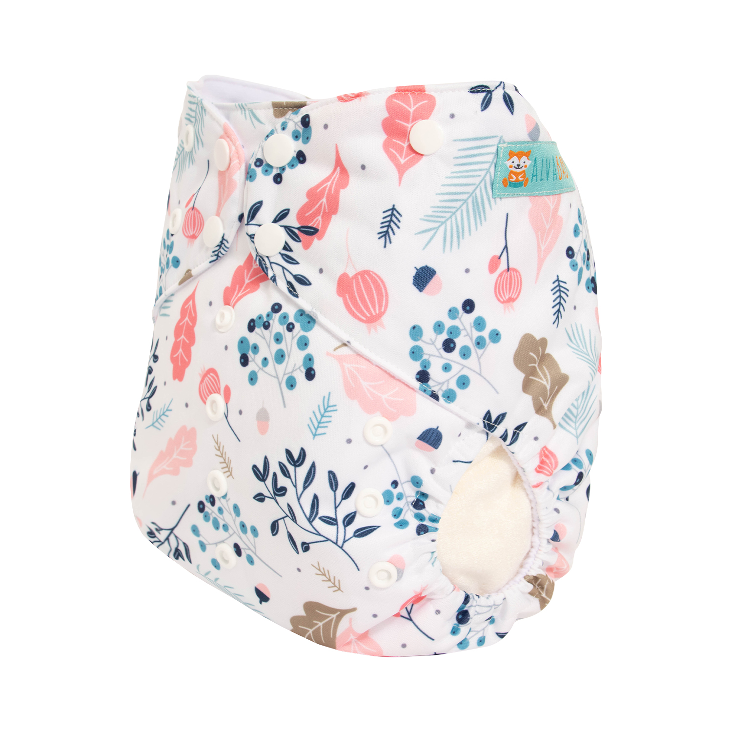 ALVABABY Big Size Cloth Diaper | Adjustable & Leakproof (Flower, ZH050A)
