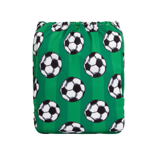 ALVABABY One Size Print Pocket Cloth Diaper-Football (H423A)