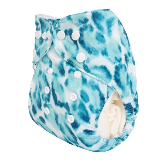 ALVABABY One Size Print Pocket Cloth Diaper-(H424A)