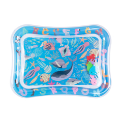 (Facebook live)Tummy Time Baby Water Mat/ Inflatable Baby Water Play Mat for Infants and Toddlers Baby Toys
