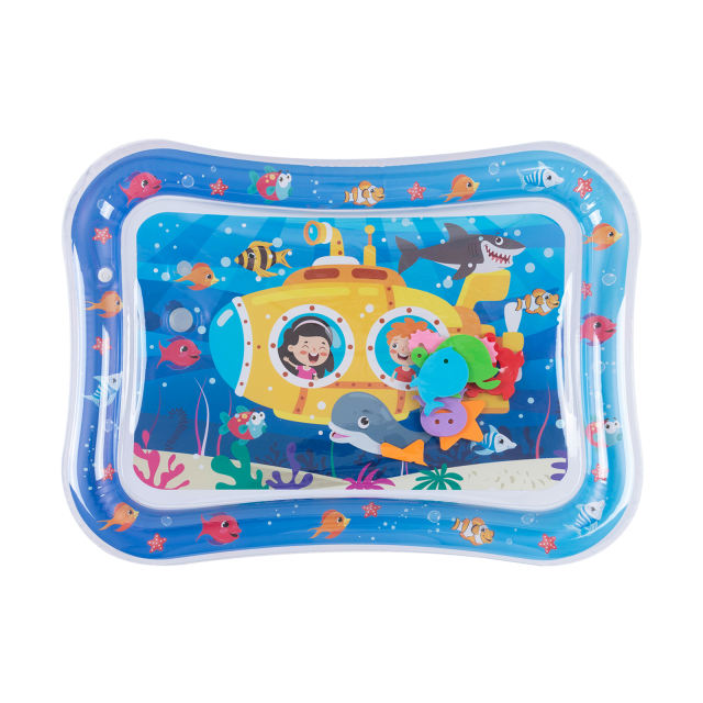 (Facebook live)Tummy Time Baby Water Mat/ Inflatable Baby Water Play Mat for Infants and Toddlers Baby Toys