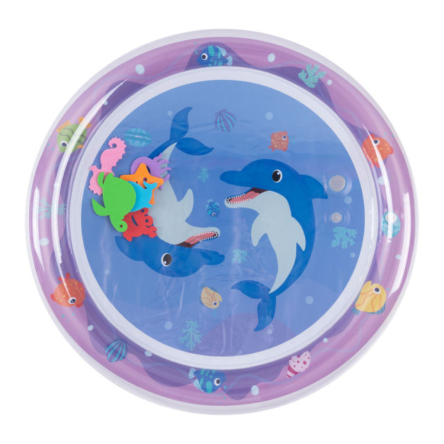 (Facebook live)Tummy Time Baby Water Mat/ Inflatable Baby Water Play Mat for Infants and Toddlers Baby Toys