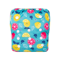 ALVABABY One Size Printed Swim Diaper- Lemon (SW116A)