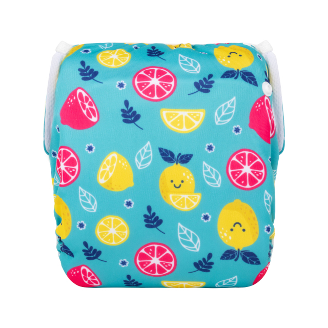 ALVABABY One Size Printed Swim Diaper- Lemon (SW116A)