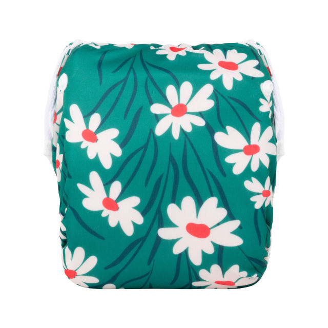 ALVABABY One Size Printed Swim Diaper- Flowers  (SW114A)