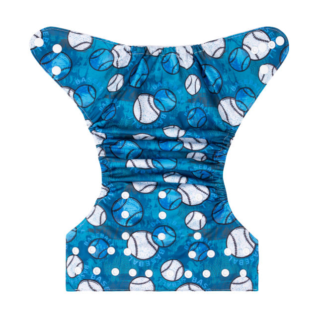 ALVABABY One Size Print Pocket Cloth Diaper-(H429A)