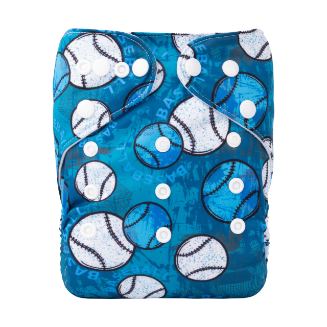 ALVABABY One Size Print Pocket Cloth Diaper-(H429A)