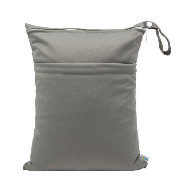 (SuperAds) ALVABABY Diaper Wet Dry Bag with Two Zippered Pockets