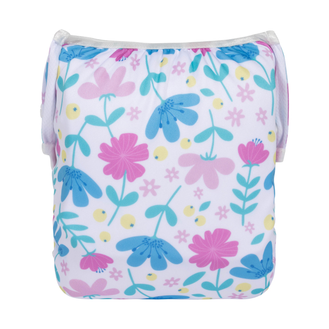 ALVABABY Big Size Printed Swim Diaper-Flowers (ZSW-BS01A)