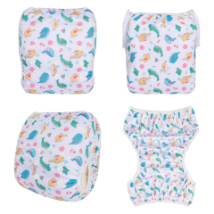 ALVABABY Big Size Printed Swim Diaper-Dolphins (ZSW-BS02A)